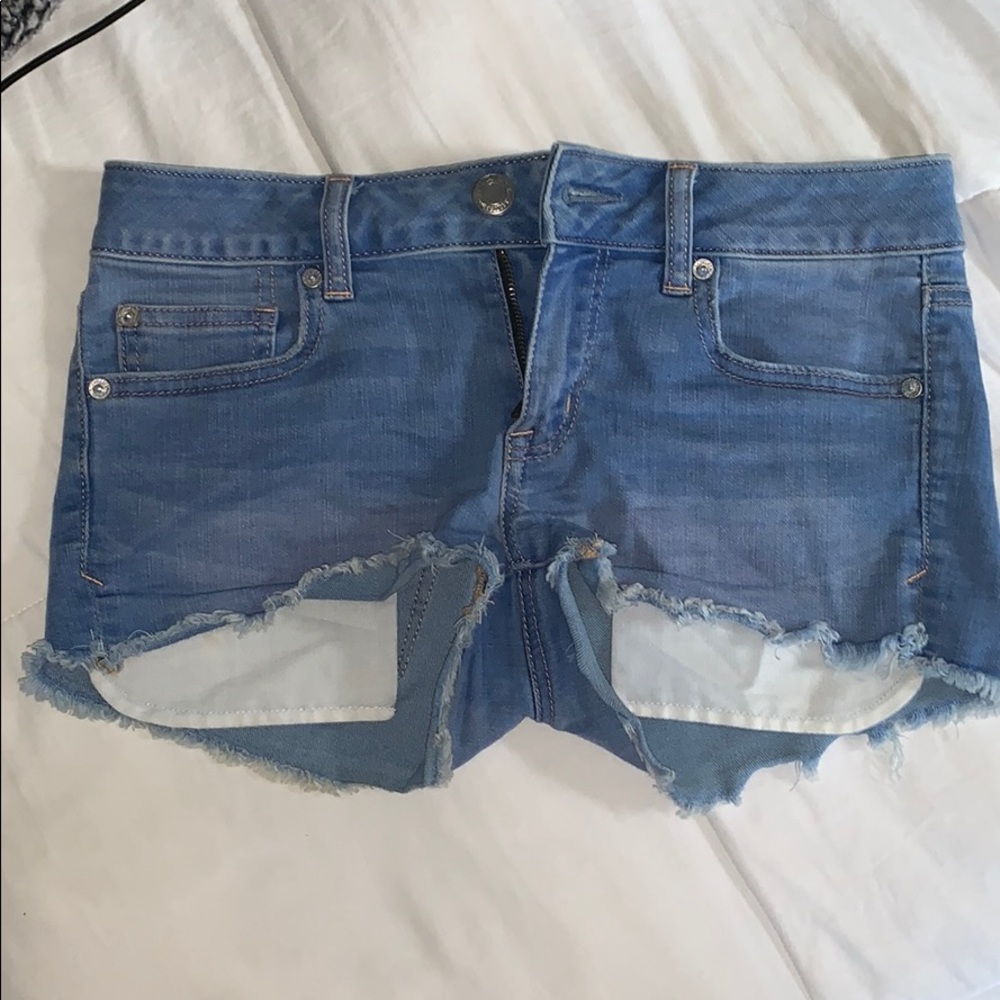 American eagle jean shorts size 4